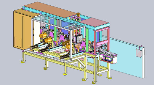 某自动化生产流水线step格式缩略图